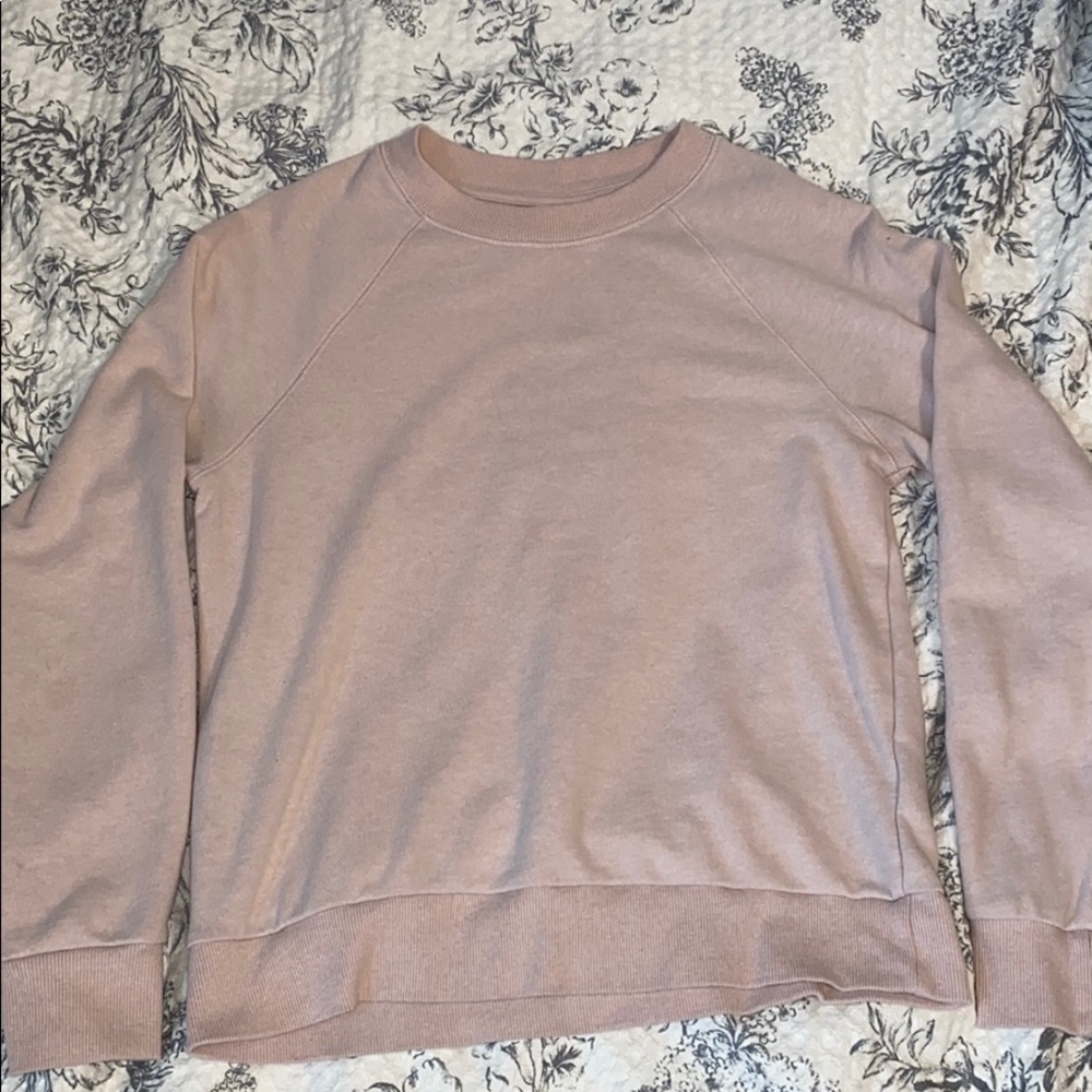Pink love sleeve sweater